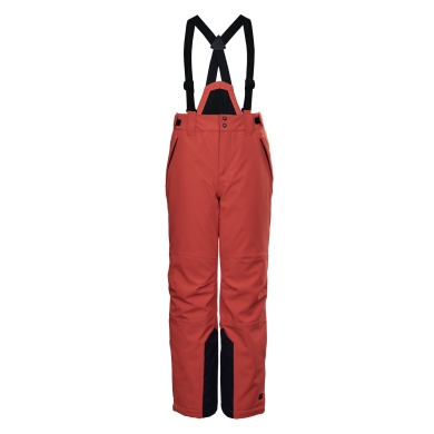 Killtec Winter-Skihose KSW 79 (wasserdicht, atmungsaktiv, PFC-frei, Schneefang, Kantenschutz) neonorange Kinder